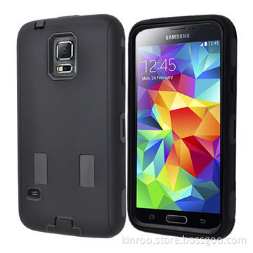 Rugged Silicone and PC Case for Samsung S5